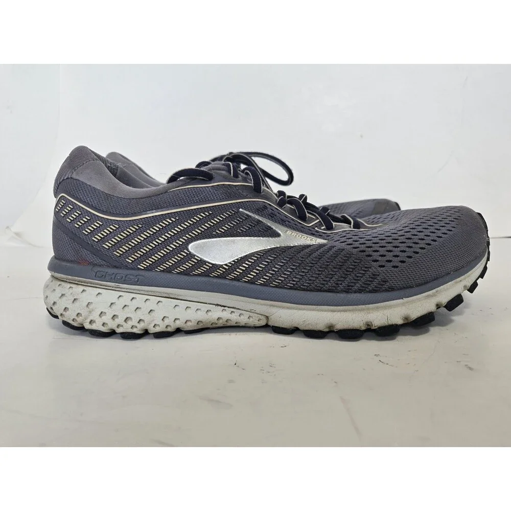 Brooks Ghost 12 Womens Size‎ 9.5 Athletic Running Shoes Sneakers Purple Gray